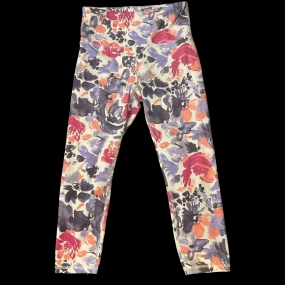 Balance Collection Med Floral Activewear soft high waist moisture wicking leggin - Picture 3 of 14